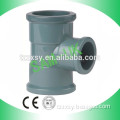 PVC,CPVC Material pvc universal Joint pvc reducer tee